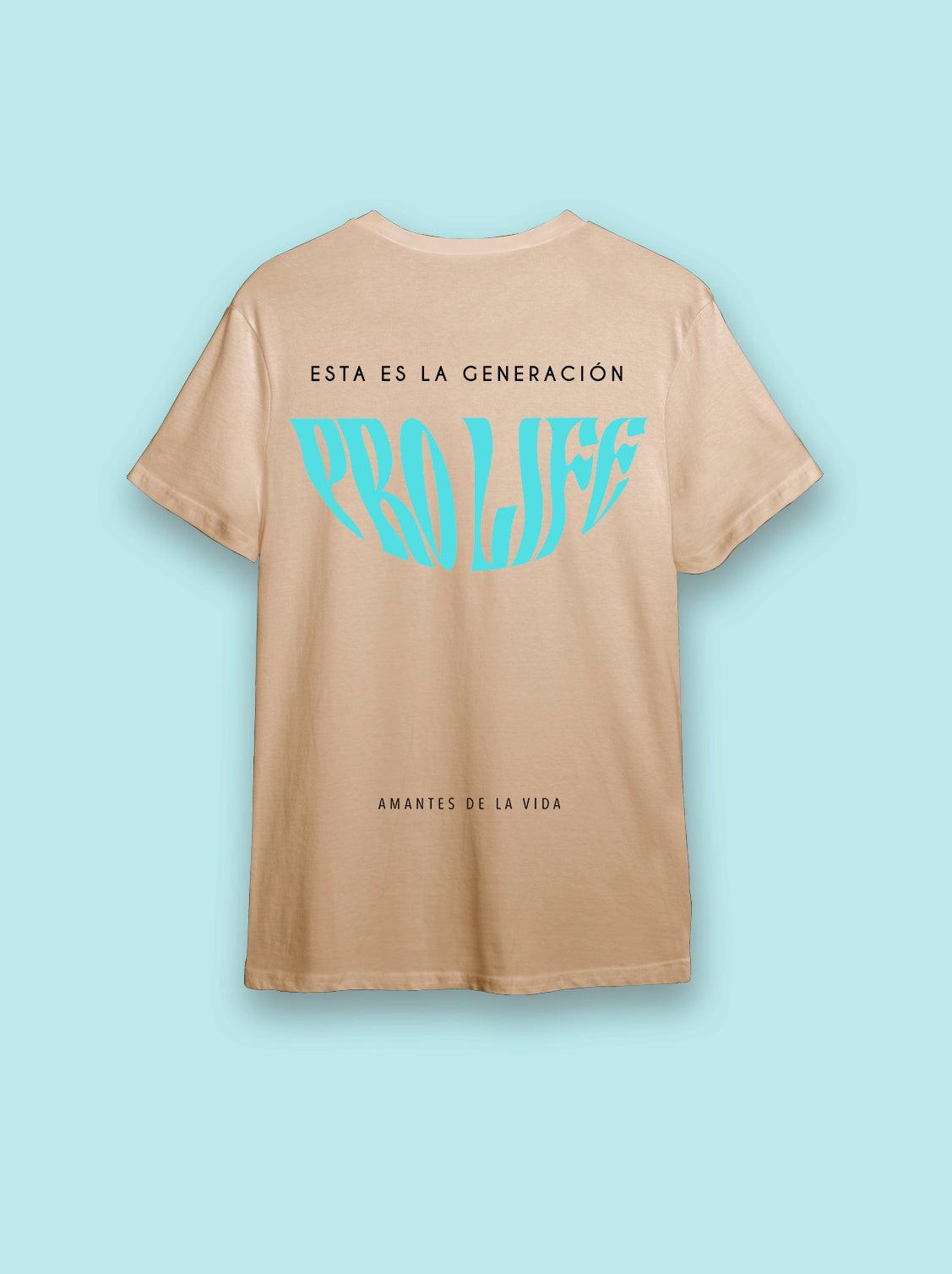 PLAYERA "ESTA ES LA GENERACIÓN PRO LIFE" - UrbanHangers