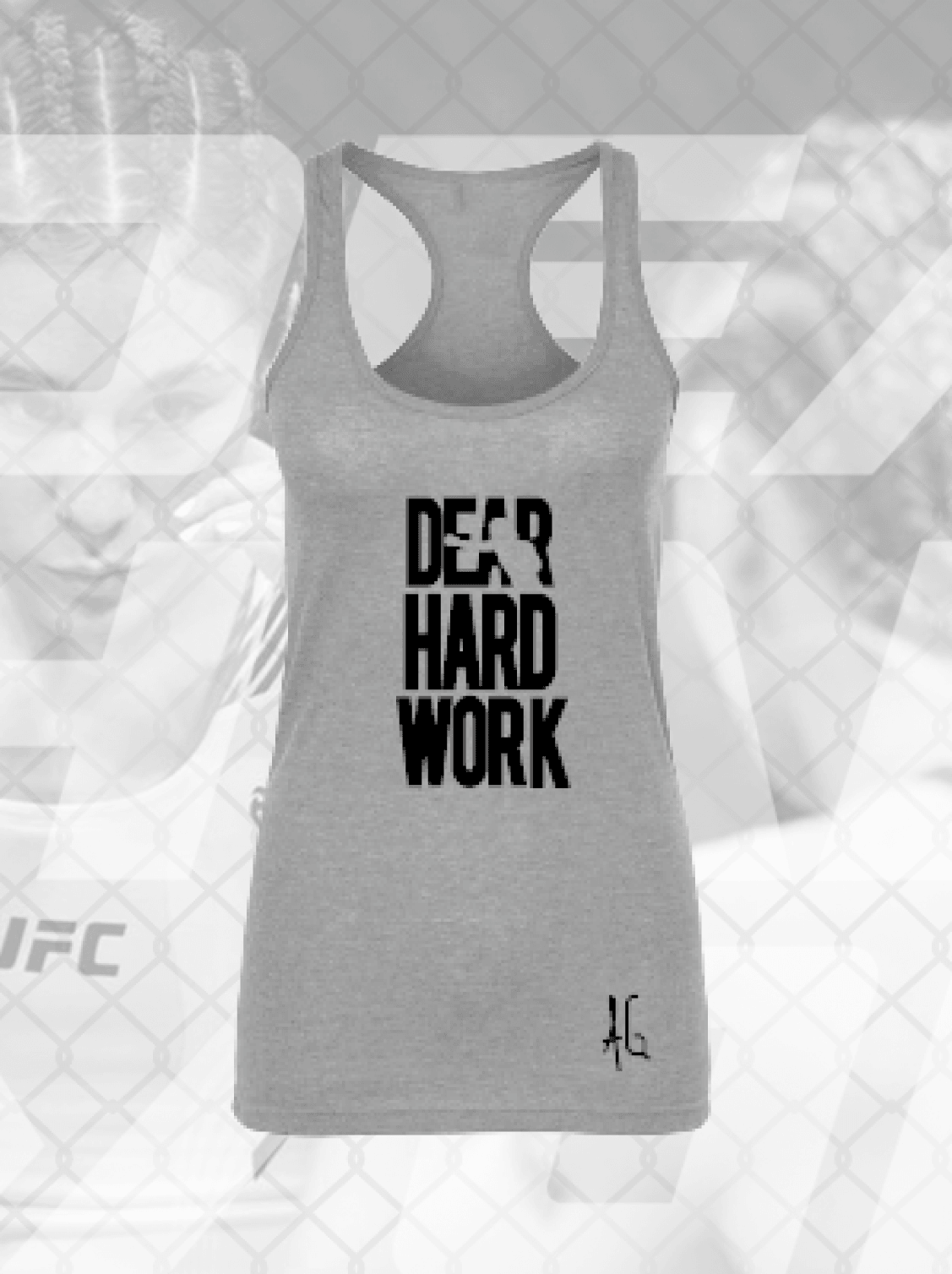 DEAR HARD WORK TANK TOP DAMA - UrbanHangers