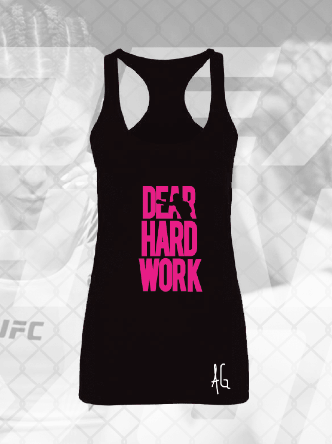 DEAR HARD WORK TANK TOP DAMA - UrbanHangers