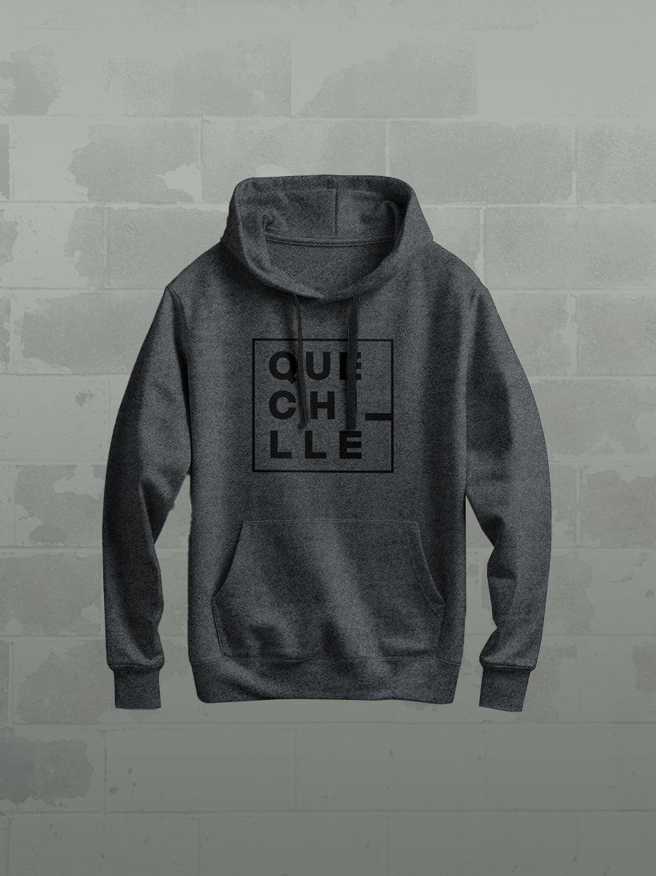 HOODIE ¡QUE CHILLE! BLACK JASPE - UrbanHangers