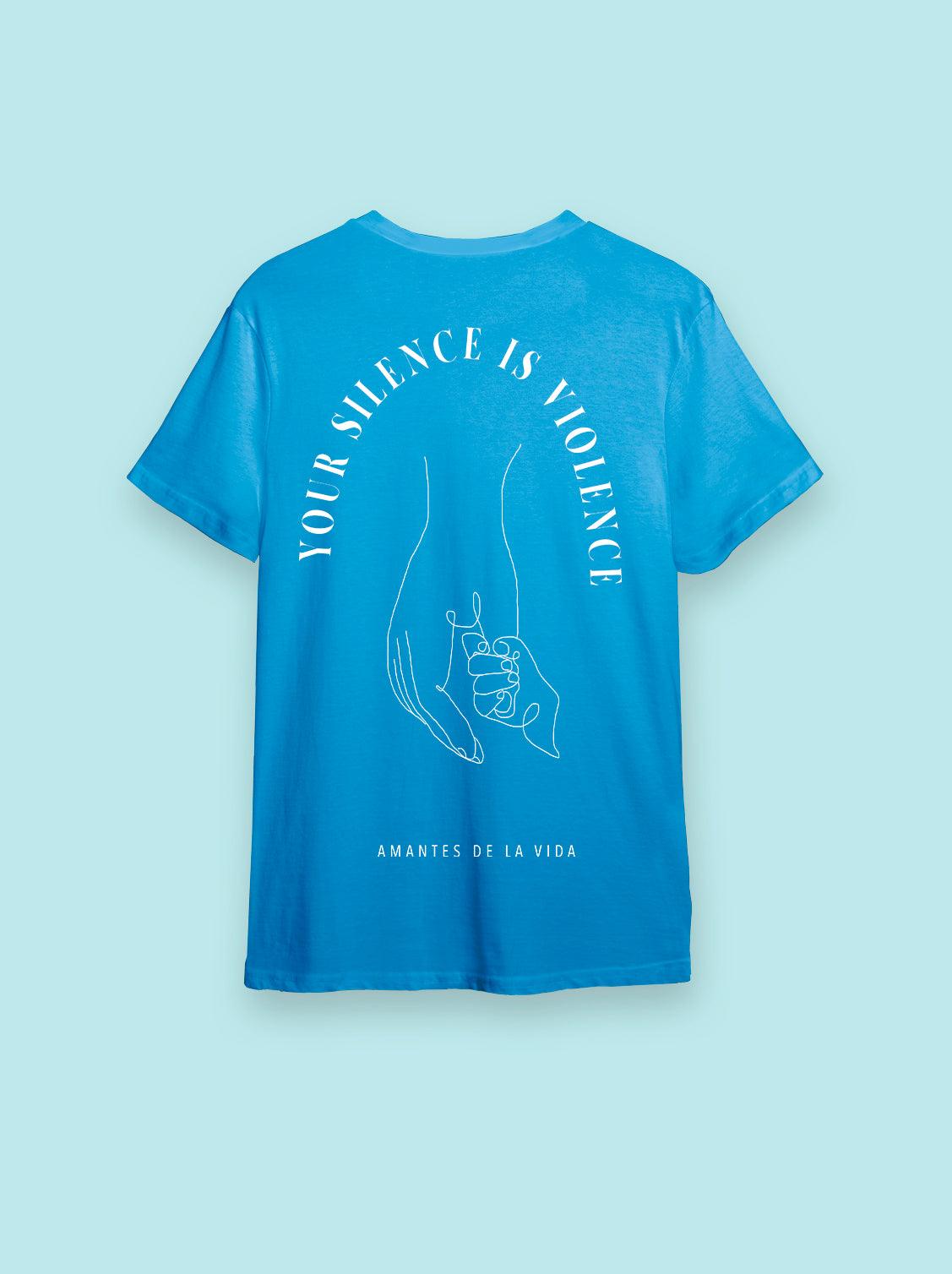 PLAYERA YOUR SILENCE IS VIOLENCE - UrbanHangers