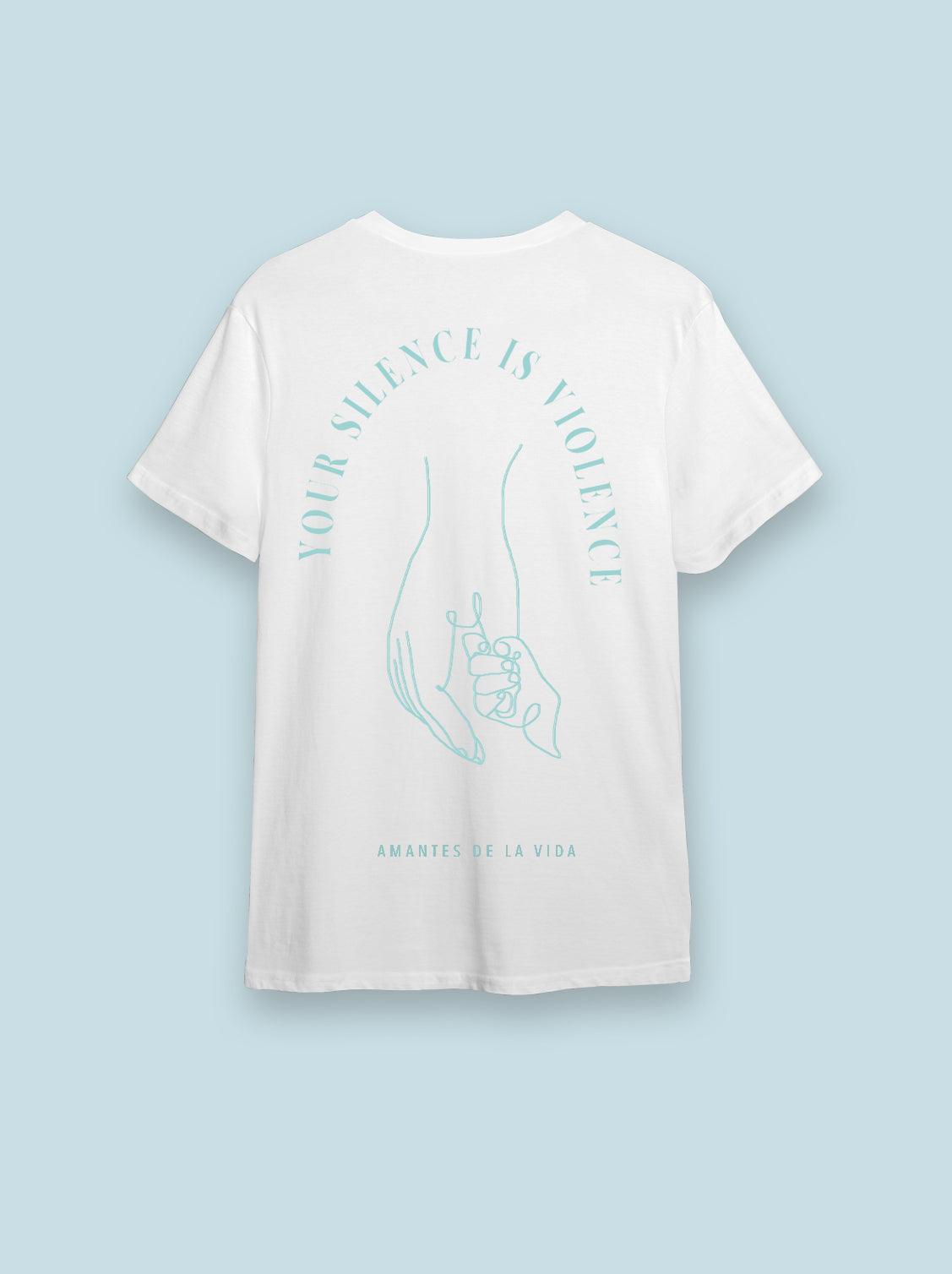 PLAYERA YOUR SILENCE IS VIOLENCE - UrbanHangers