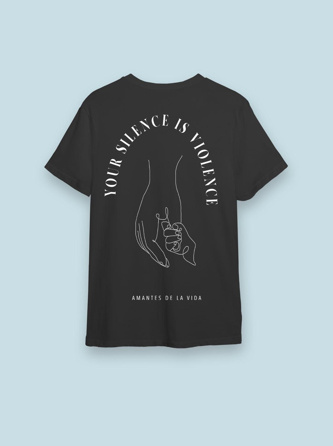 PLAYERA YOUR SILENCE IS VIOLENCE - UrbanHangers