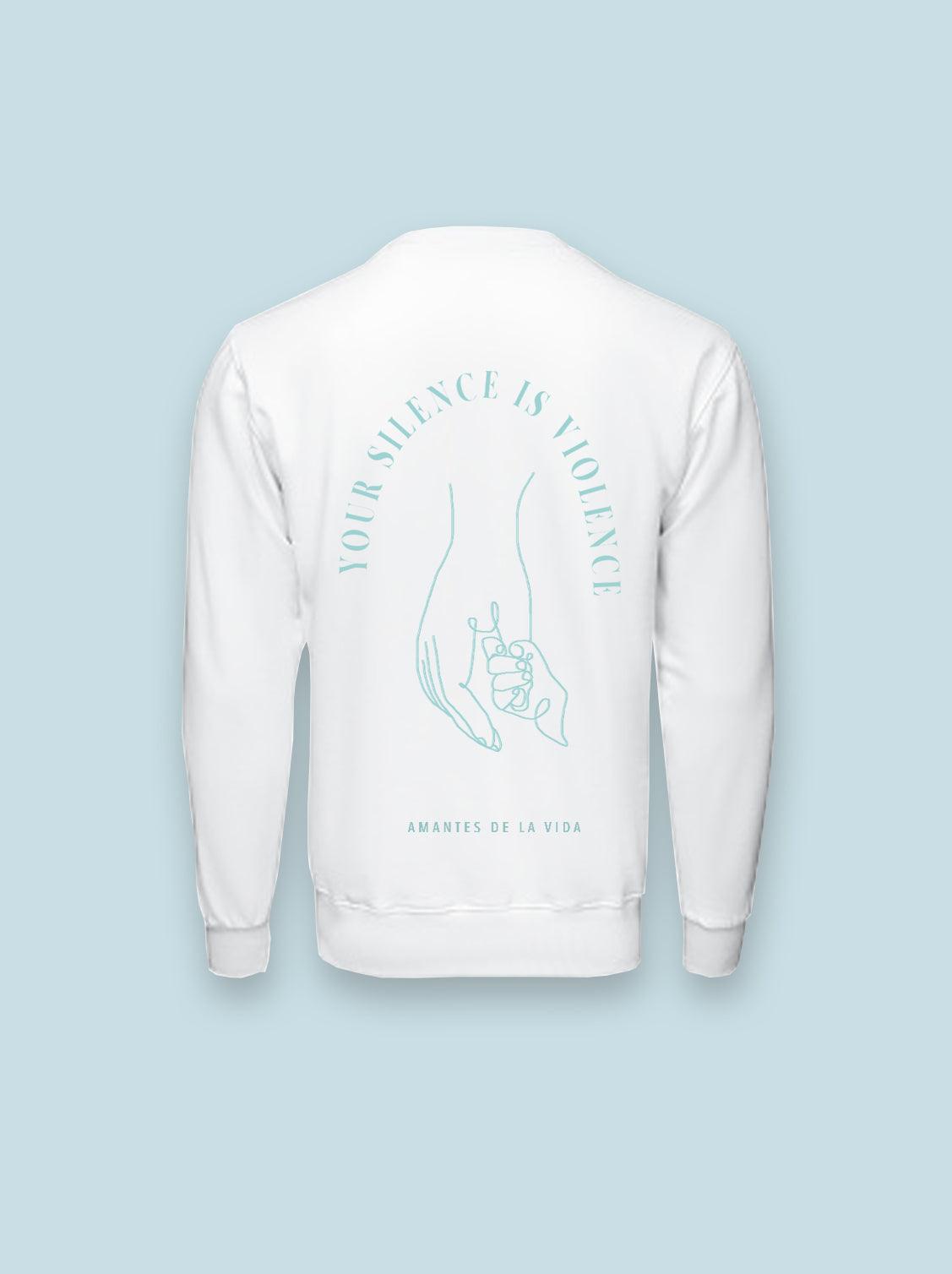 SUDADERA YOUR SILENCE IS VIOLENCE - UrbanHangers