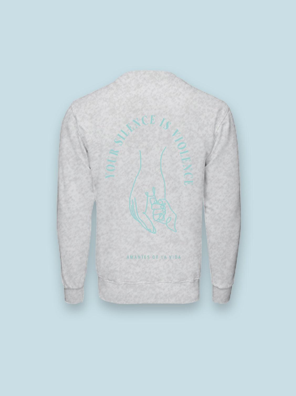 SUDADERA YOUR SILENCE IS VIOLENCE - UrbanHangers