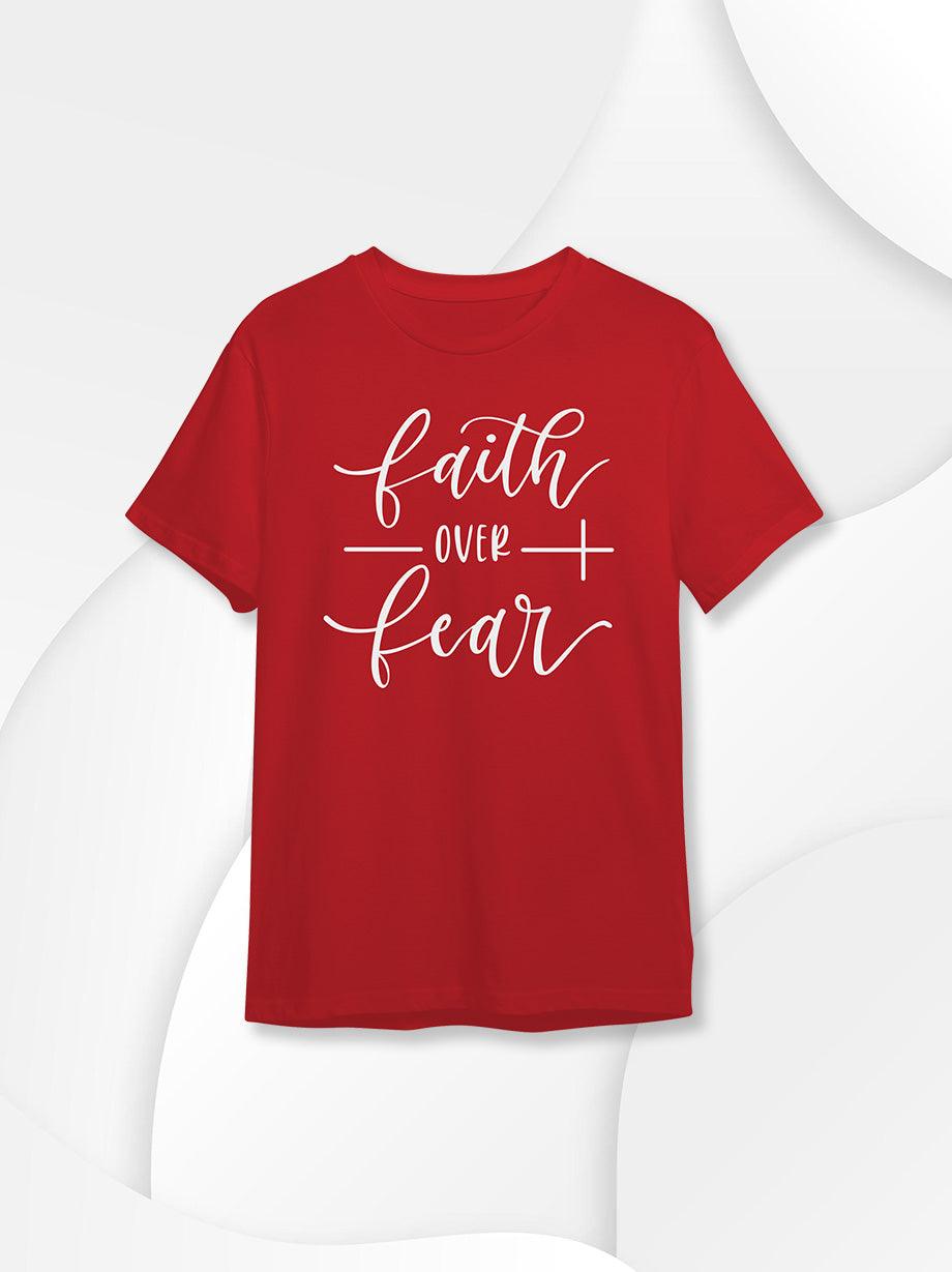 PLAYERA FAITH OVER FEAR - UrbanHangers